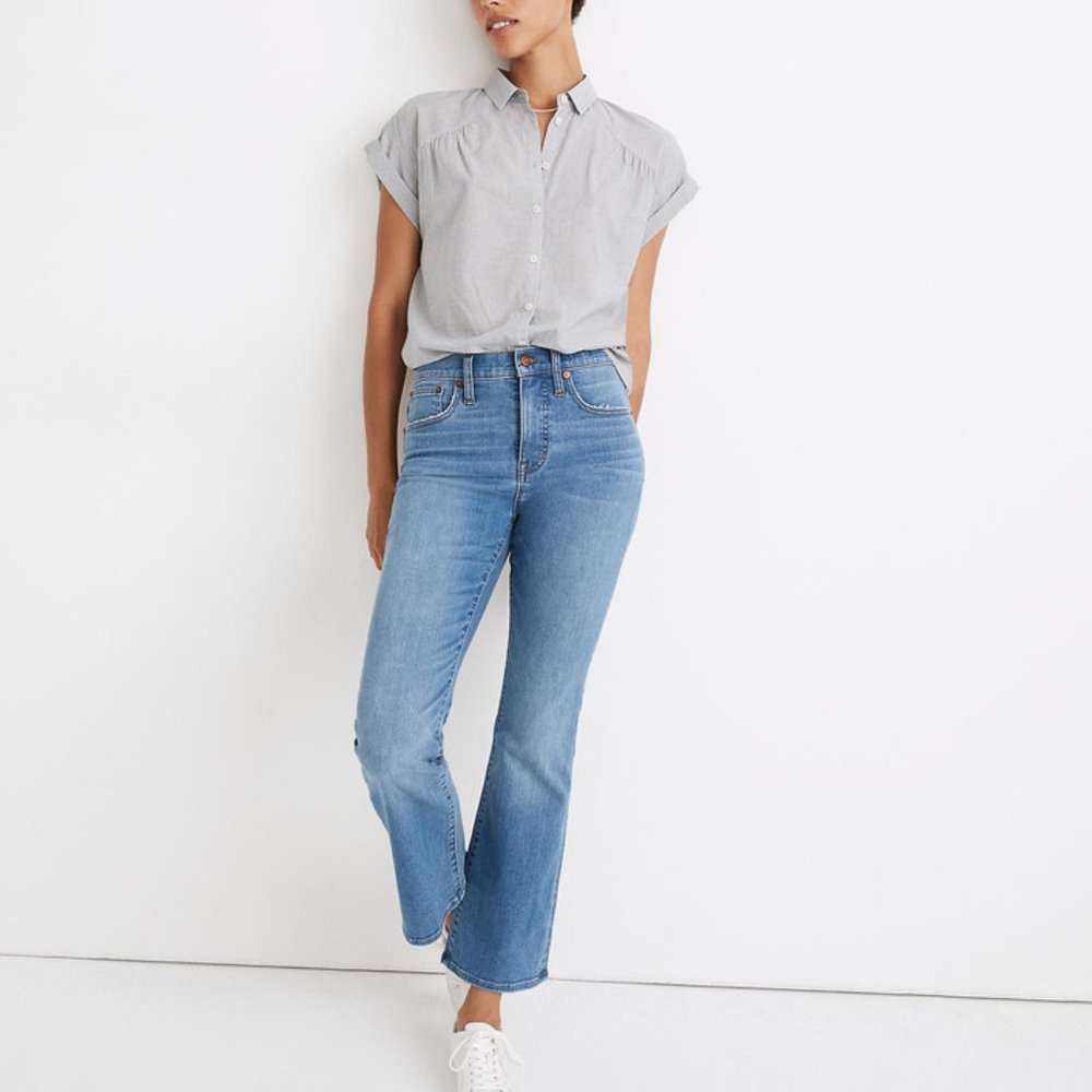 Madewell Tall Cali Demi Boot Jeans Timpson AN659